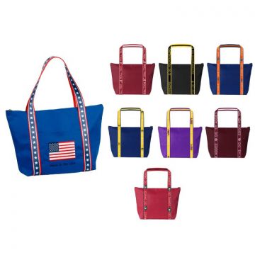 Sports Tote Bag with Decorated Straps